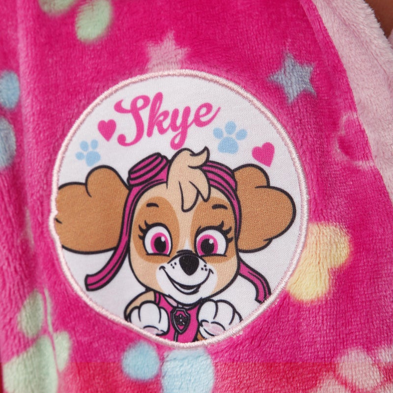 Paw Patrol Bath Robe | Skye Girls Bathrobe | Girls Robes | Size 3T Pink - Image 3